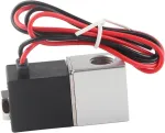 Ventiliatorius 24 V Dc solenoidinis vožtuvas 2 padėčių 2 krypčių tiesioginio veikimo elektrinis pilotinis solenoidinis vožtuvas orui, vandeniui, alyvai (g1/4 colio), numatytasis