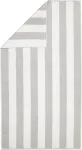 Caw&ouml; Home rank&scaron;luosčiai Zoom Block Stripes 120 Platinum 76 vonios rank&scaron;luostis 80 x 150 cm