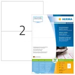 Herma Adreso etiketės PREMIUM A5, 148 x 105 mm, baltos, tvirtos - 8691