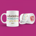 Puodelis "Užuodžiu skanią kavą"