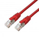MicroConnect CAT6A UTP 1m raudonasis LSH