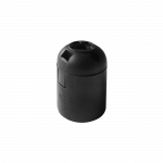 Orno Termoplastinis lempos laikiklis E27, juodas, rinkinyje 40 vnt