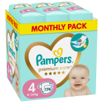 Sauskelnės Pampers Premium Care, 4 dydis, 9&ndash;14 kg, 174 vnt.