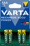 Varta įkraunamos Accu baterijos, AAA, 1000 mAh, 4 vnt, NiMH