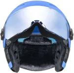 Children's Ski Helmet UVEX Rocket jr. Visor Mėlynas Matinis