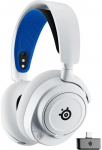 Belaidės ausinės su mikrofonu SteelSeries Arctis Nova 7P Over-Ear, Baltos/Mėlynos spalvos