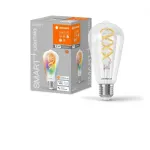 Ledvance 4,8W LED lemputė SMART WiFi, E27, RGBTW, ST64, 320&deg;, dimeriuojama