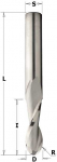 Lovelių freza CMT; S=10 mm; D=10 mm; R=5 mm