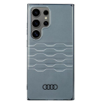 Samsung Galaxy S24 Ultra Audi IML Pattern MagSafe dėklas (AU-IMLS24U-A6/D3-GY) pilkos spalvos