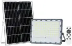 300W LED prožektorius su saulės baterija TIARA, pilkas, 4000K