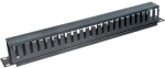 Alantec PK008 1U 19" kabelių tvarkytuvas su dangteliu