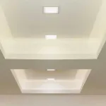 24W LED įleidžiama panelė, kvadratinė, balta, 6500K