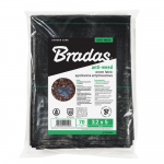Agroplėvelė nuo piktžolių Bradas, 70 g/m&sup2;, 0.6 x 15 m, juoda