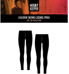 Termo tamprės vaikams Thermal insulated leggings, Heat Keeper, juodos, 2 vnt. pakuotėje