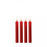 Ouch By Shots Ouch! Teasing Wax Candles 4-Pack - Raudona, Body Art Priedas