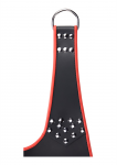 Mr Sling Toys4Lovers Leather Sling Juodas & Raudona 5-Point, Genuine Leather, 113x122cm