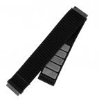 Fixed | Sporty Strap with Quick Release 22mm for I&scaron;manusis laikrodis | 160-210 mm | Juodas | Nylon