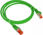 Patch-cord S/FTP kat.6A LSOH 1,0m žalia ALANTEC