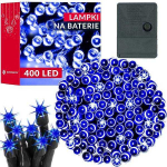 Kalėdinės lemputės Springos 400 LED, 26 m, mėlynos