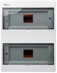 Elektro Plast 8.5 Moduliniai skirstomieji įrenginiai 2x12, įleidžiami įleidžiami IP40 RP-24 Wave 8.5