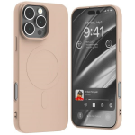 Mercury MagSafe Semi-Silikoninis Apple iPhone 16 Pro Max 6,9" dėklas telefonui rožinės spalvos sand