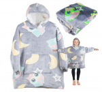 Tamsoje &Scaron;viečiantis Vaiki&scaron;kas Pledas - Džemperis Pilkas