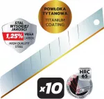 Dedra tiksliai lauomi amenys su titano danga 18mm 10 vnt
