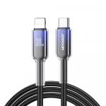 Kabelis USB-C Lightning Joyroom S-A42 30W 1.2m juodos spalvos