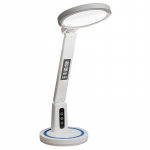 Topt Stalinis &scaron;viestuvas LED DL-02 belaidis with digitial clock baltos spalvos