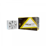 Seagate Seasonic Focus GX 80 PLUS Gold PSU, modular, PCIe 5.1 - 850 Watt, baltos spalvos