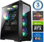 Stacionarus kompiuteris INTOP AQUA Ryzen 7 7700X 16GB DDR5 2TB SSD M.2 NVME+2TB RTX5050 8GB no-OS (RW60416)