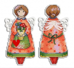 MP Studia Beldizart Kryželiu siuvinėjimo rinkinys "Rudens angelas" SR-877