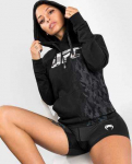 UFC Venum Authentic Fight Week moteri&scaron;kas džemperis su gobtuvu - juodas