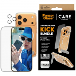 Panzer Glass &bdquo;CARE by PanzerGlass Feature Kick 3in1&ldquo; dėklas + stiklas + objektyvo apsaugos rinkinys, skirtas &bdquo;iPhone 17 Pro&ldquo;