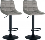 Mville 2 baro kėdžių rinkinys "Jerry velvet juodas