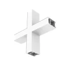13,6W LED linijinio &scaron;viestuvo OFFICE LINEAR X formos sujungimas, baltas, 3000/4000K, opalinis dangtelis