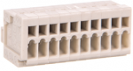 Wago 733-110 MCS-MICRO lizdas 10 kontaktų &scaron;viesiai pilkas rastrinis 2,5 mm 733-110