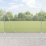 Tvorelės stulpas Sidabro 25 x 1,6 m (12 x 12 mm tinklelis)