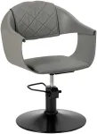 Activeshop Kirpyklos kėdė Hair System Halo Pilkas and Juodas