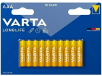 Varta Ilgaamžės AAA baterijos 10 vnt.