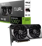 ASUS Dual GeForce RTX 5060 Ti GPU Vaizdo Plok&scaron;tė | 16GB, GDDR7, OC Edition