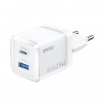 Įkroviklis Bwoo (CDA222) (1xUSB-C; 1xUSB 35W) baltas