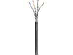 Goobay CAT 6A lauko tinklo kabelis, S/FTP (PiMF), juodas, 100m, 100 m, Cat6a, S/FTP (S-STP), juodas