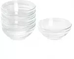Stikliniai dubenėliai 10.5 cm 6 vnt.