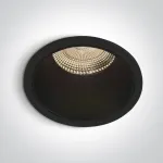 12W LED įleidžiamas &scaron;viestuvas, juodas, 3000/3500/4000K, 10112K/B/V