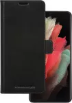 D Bramante dbramante1928 Lynge - Dėklas su klapką na telefon - ze sk&oacute;ry licowej - juoda - do Samsung Galaxy S21 Ultra 5G (LYSUGTBL1243)