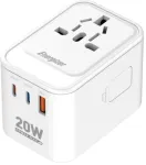 Energizer 20 W dvigubas USB-C ir USB-A kelioninis įkroviklis