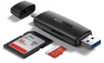 UGREEN CM304 Kortelių skaitytuvas USB 3.0 Type-A/Type-C / juodas