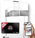 LIPFISBARBERSHOP.COM trijų dalių LED veidrodis plaukų kirpimui su 360&deg; vaizdu