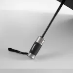 Skėtis - Tiross TS-1577 Automatinis Sulankstomas Skėtis 100 cm Poliesterio Pongee Juodas